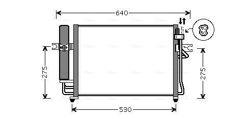 Ava Cooling Airco condensor HY5090D