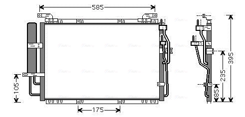 Ava Cooling Airco condensor HY5091D