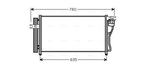 Ava Cooling Airco condensor HY5178D