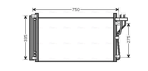Ava Cooling Airco condensor HY5184D