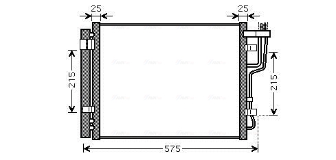 Ava Cooling Airco condensor HY5189D