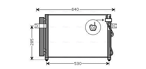 Ava Cooling Airco condensor HY5195D