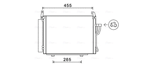 Ava Cooling Airco condensor HY5245D