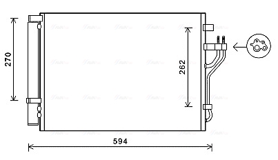 Ava Cooling Airco condensor HY5280D