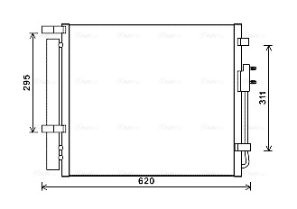 Ava Cooling Airco condensor HY5343D