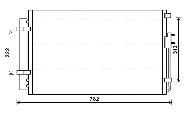 Ava Cooling Airco condensor HY5344D
