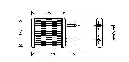 Ava Cooling Kachelradiateur HY6061