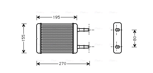 Ava Cooling Kachelradiateur HY6064