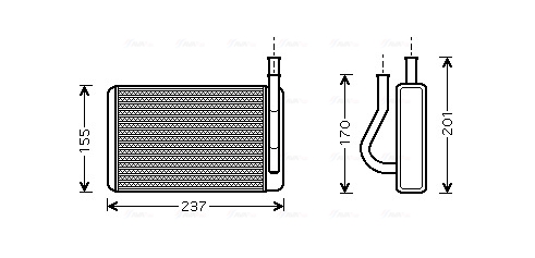 Ava Cooling Kachelradiateur HY6089