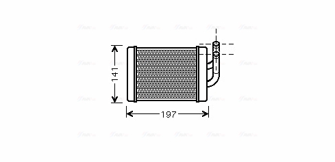 Ava Cooling Kachelradiateur HY6158