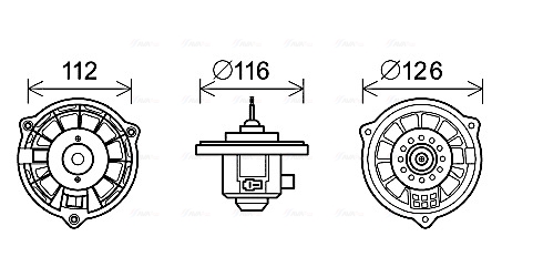 Ava Cooling Kachelventilator HY8362