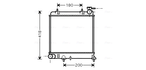 Ava Cooling Radiateur HYA2085