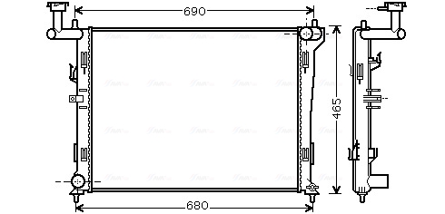 Ava Cooling Radiateur HYA2179