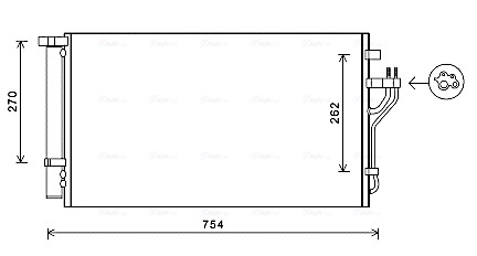 Ava Cooling Airco condensor HYA5279D