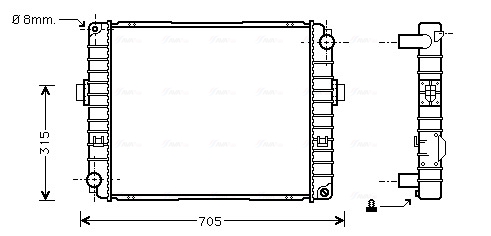 Ava Cooling Radiateur IV2003