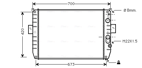 Ava Cooling Radiateur IV2050