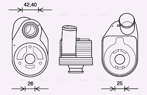 Ava Cooling Oliekoeler motorolie IV3136