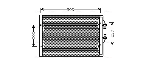 Ava Cooling Airco condensor IV5065