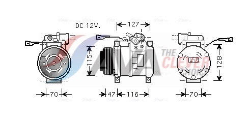 Ava Cooling Compressor, airconditioning IVK076
