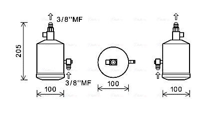 Ava Cooling Airco droger/filter JDD023