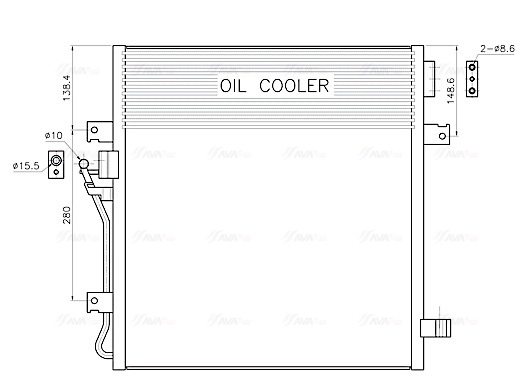 Ava Cooling Airco condensor JE5091