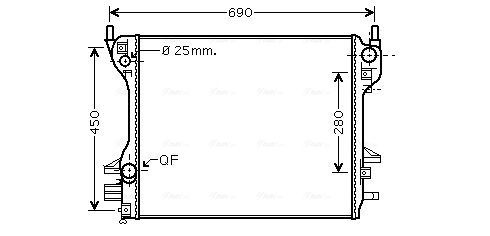 Ava Cooling Radiateur JR2040