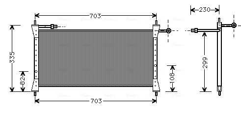 Ava Cooling Airco condensor JR5014