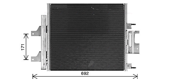 Ava Cooling Airco condensor JR5059D