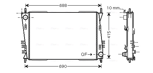 Ava Cooling Radiateur JRA2037