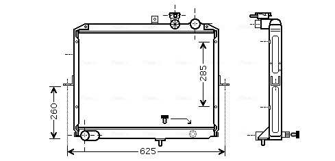 Ava Cooling Radiateur KA2053