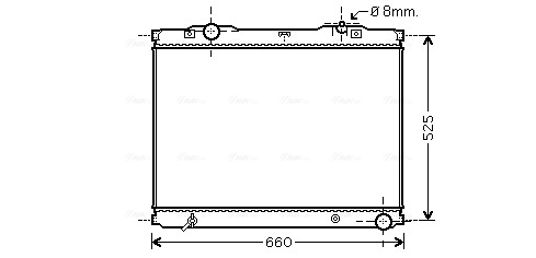 Ava Cooling Radiateur KA2055