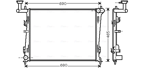 Ava Cooling Radiateur KA2097