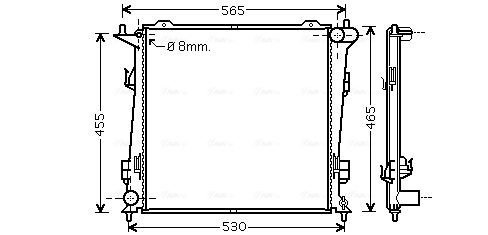 Ava Cooling Radiateur KA2098