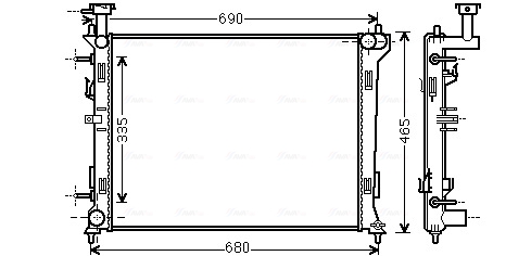 Ava Cooling Radiateur KA2160