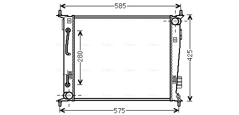 Ava Cooling Radiateur KA2185