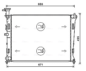 Ava Cooling Radiateur KA2237