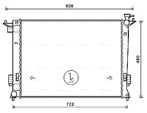 Ava Cooling Radiateur KA2238