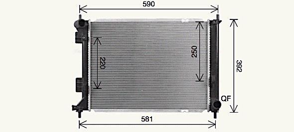 Ava Cooling Radiateur KA2328