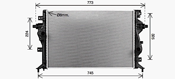 Ava Cooling Radiateur KA2331