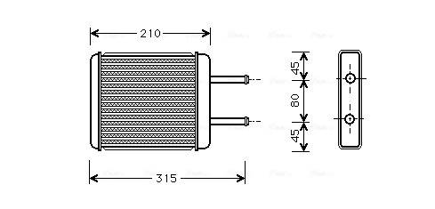 Ava Cooling Kachelradiateur KA6007