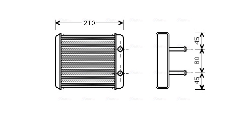 Ava Cooling Kachelradiateur KA6008