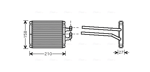 Ava Cooling Kachelradiateur KA6067