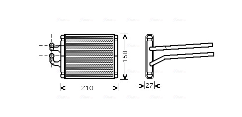 Ava Cooling Kachelradiateur KA6095