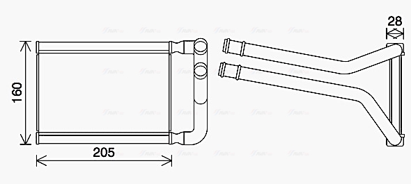 Ava Cooling Kachelradiateur KA6296