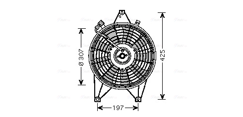 Ava Cooling Ventilatorwiel-motorkoeling KA7511