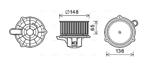 Ava Cooling Kachelventilator KA8240