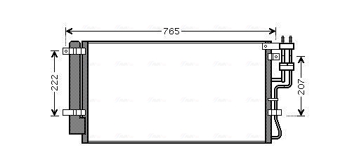 Ava Cooling Airco condensor KAA5110D