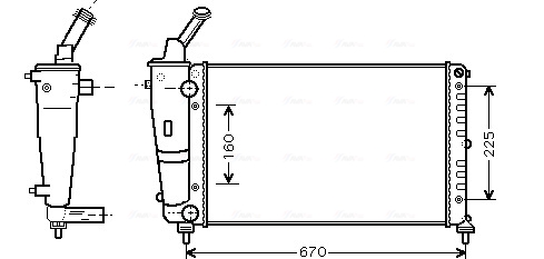 Ava Cooling Radiateur LC2081