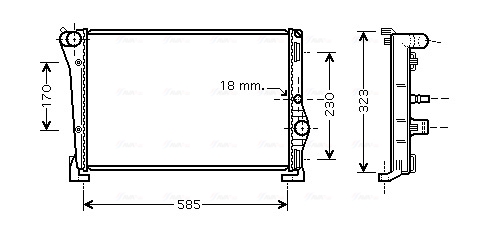 Ava Cooling Radiateur LCA2088