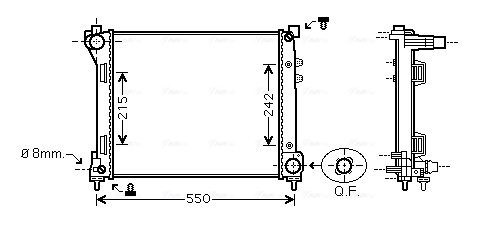 Ava Cooling Radiateur LC2098